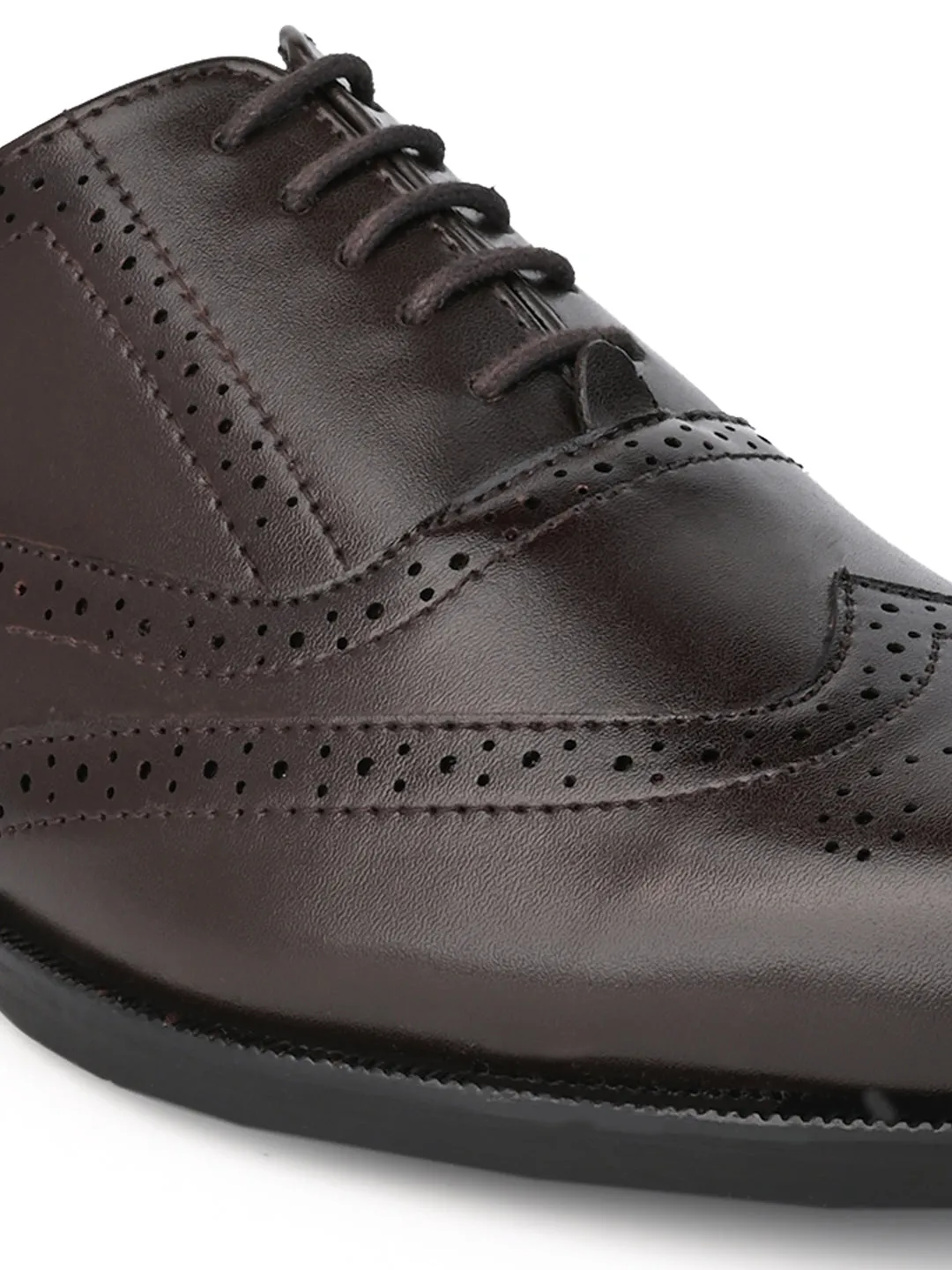 Alberto Torresi Brown formal Brogue Shoes