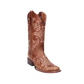 Circle Boots Women's G Embroidered Tan Cowboy Boots