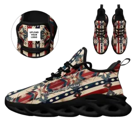 Complimentary gifts for customers, custom business gifts Personalized Flag Sneakers, Custom USA-Themed Gifts Shoes,Personalized USA gifts,MS-23020113