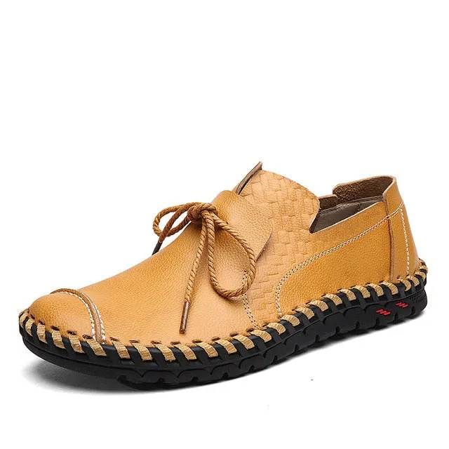 Genuine Leather Casual Soft Comfortable Moccasins Shoe