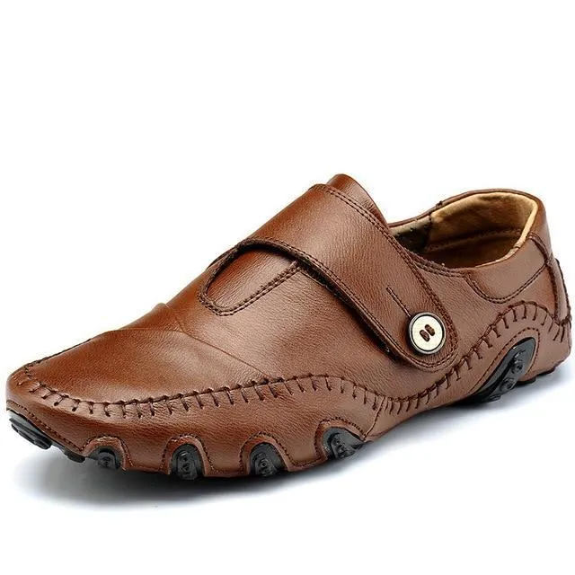 Genuine Leather Luxury Comfortable Slip On Moccasin Shoe