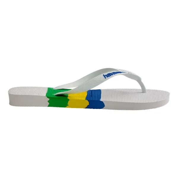 Havaianas Brasil Tech Men's Flip Flops - White