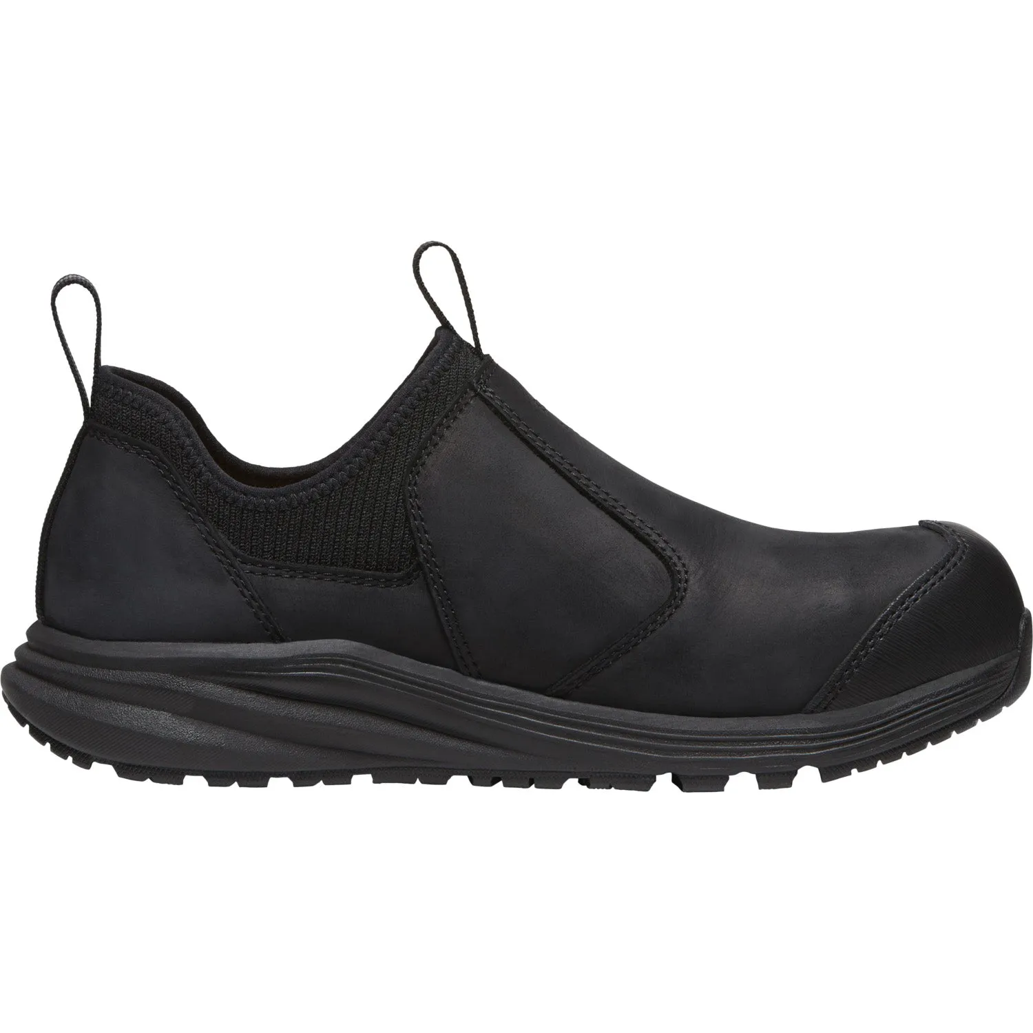 Keen Utility Mens Vista Energy Shift ESD CT Black Leather Work Shoes