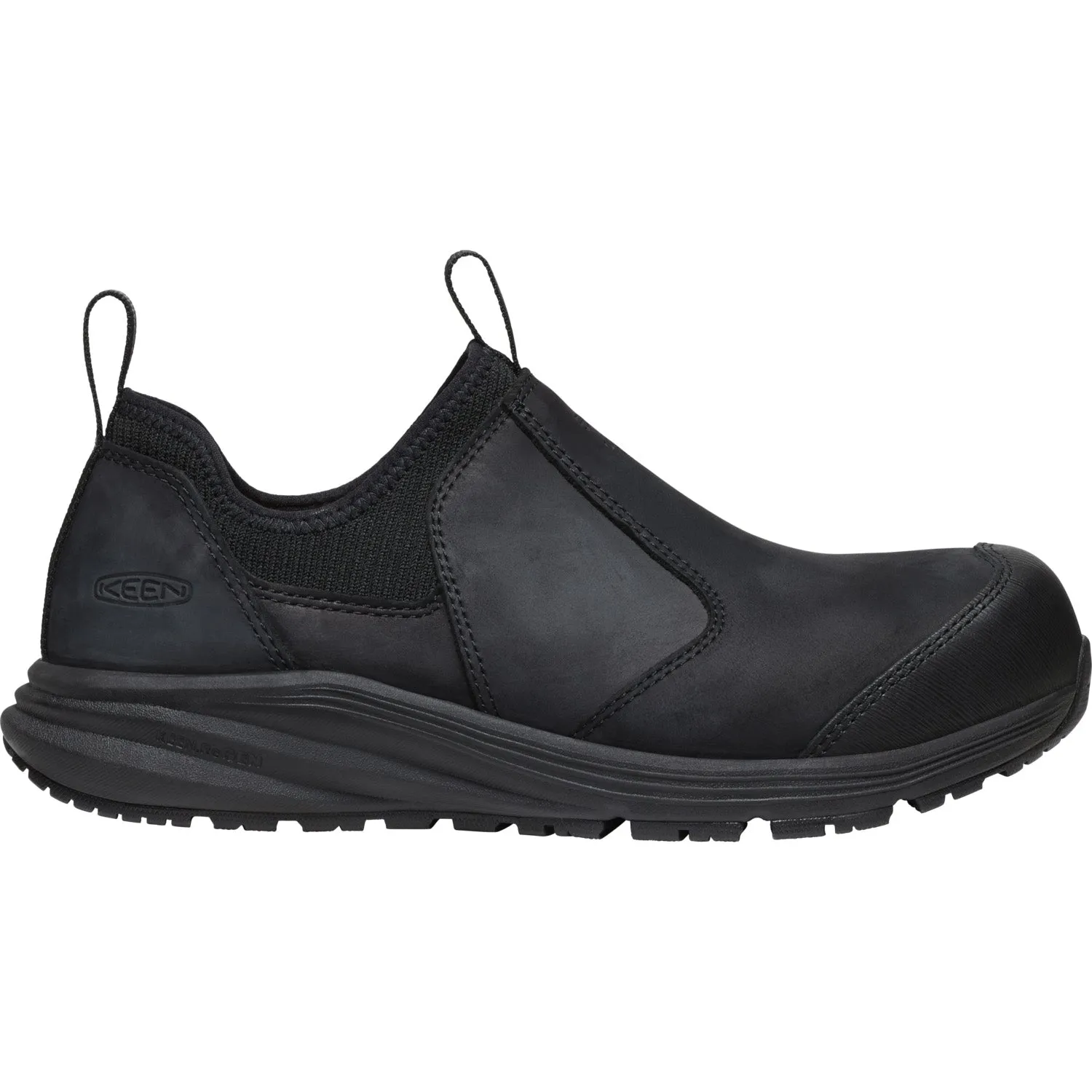 Keen Utility Mens Vista Energy Shift ESD CT Black Leather Work Shoes