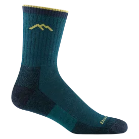 Men's Darn Tough Hiker Micro Crew Midweight Hiking Sock Color: Dark Teal