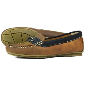 ORCA BAY Verona Leather Loafers - Women's - Sand / Navy