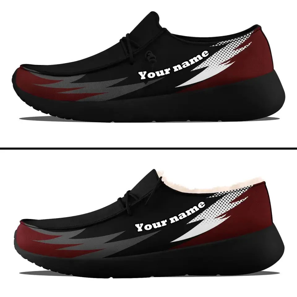 Personalized Buy One Get One Sneakers, Custom Corporate Canvas Loafer Shoes, Business Design Gift