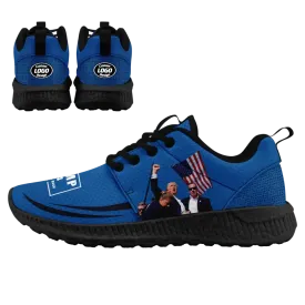 Personalized Trump Sneakers, Custom Shooting Event Shoes, Durable Walking Shoes, Support for Trump