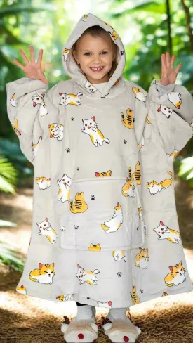 Purrfect Kitty - Hoodie Blanket - Junior Series