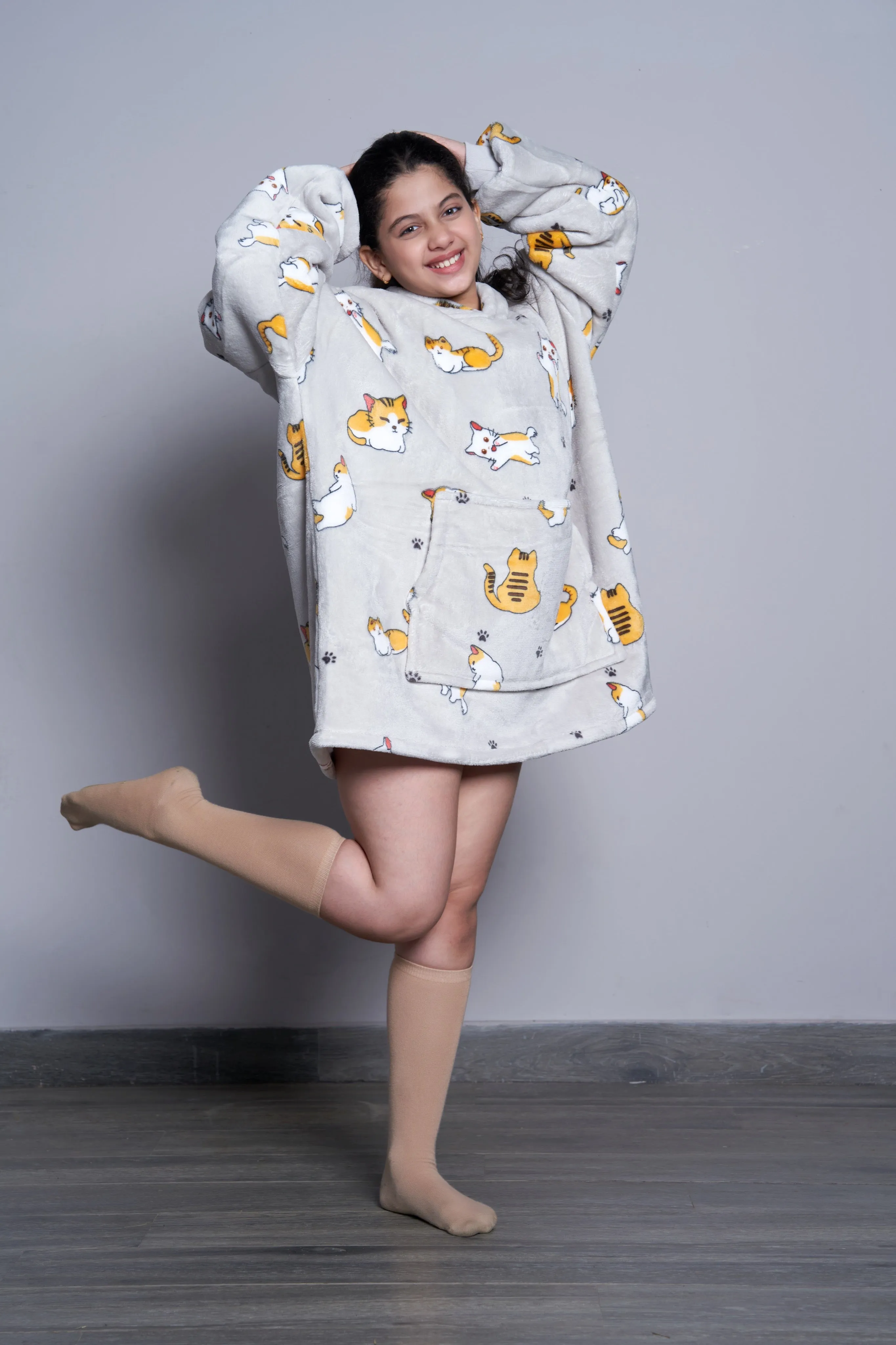 Purrfect Kitty - Hoodie Blanket - Junior Series