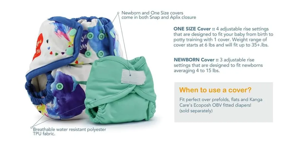 Retro Super - One Size Flats Cloth Diaper Bundle