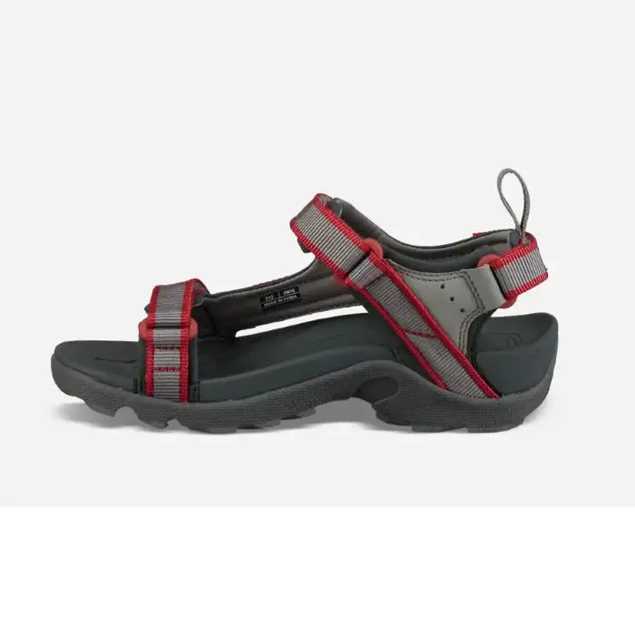 Teva Boys or Girls - K Tanza Grey Red Hardwearing Sandals